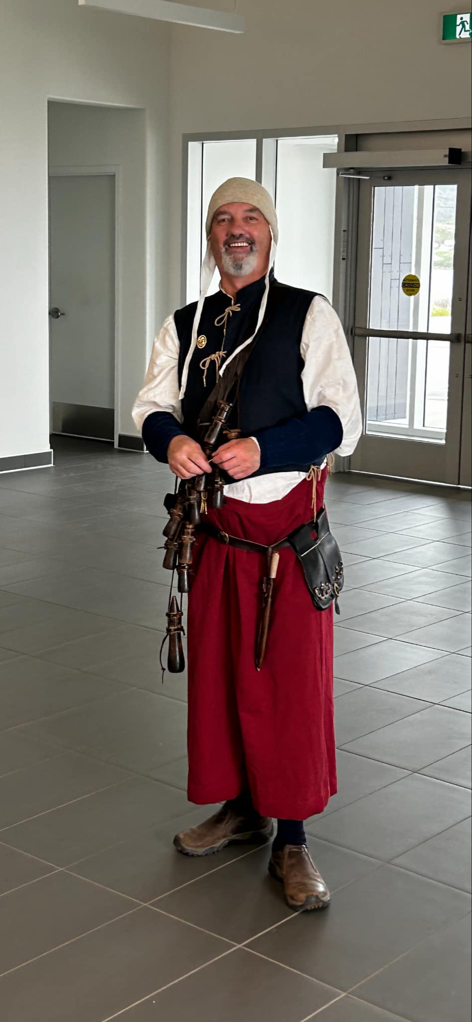 Local dressed as Basque Whaler